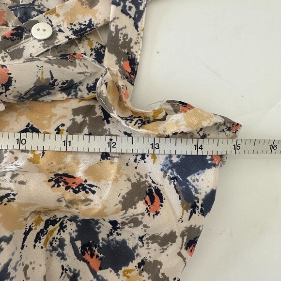 Anthropologie Moulinette Soeurs Hydrangea Petals Silk Maxi Dress Size 6 - Picture 8 of 11